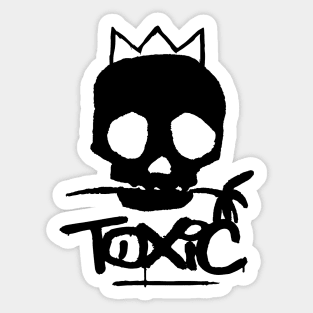 SKULL TOXIC Sticker